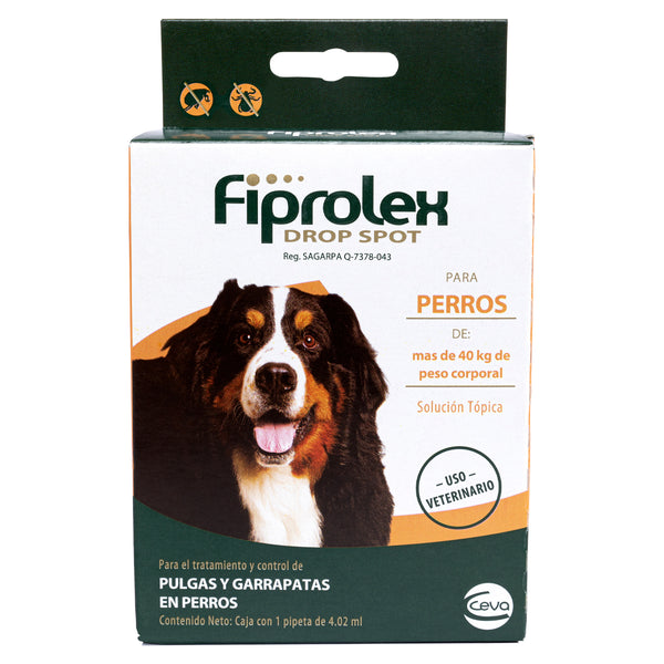Fiprolex Pipeta Antipulgas para Perro con peso mayor  a 40kg