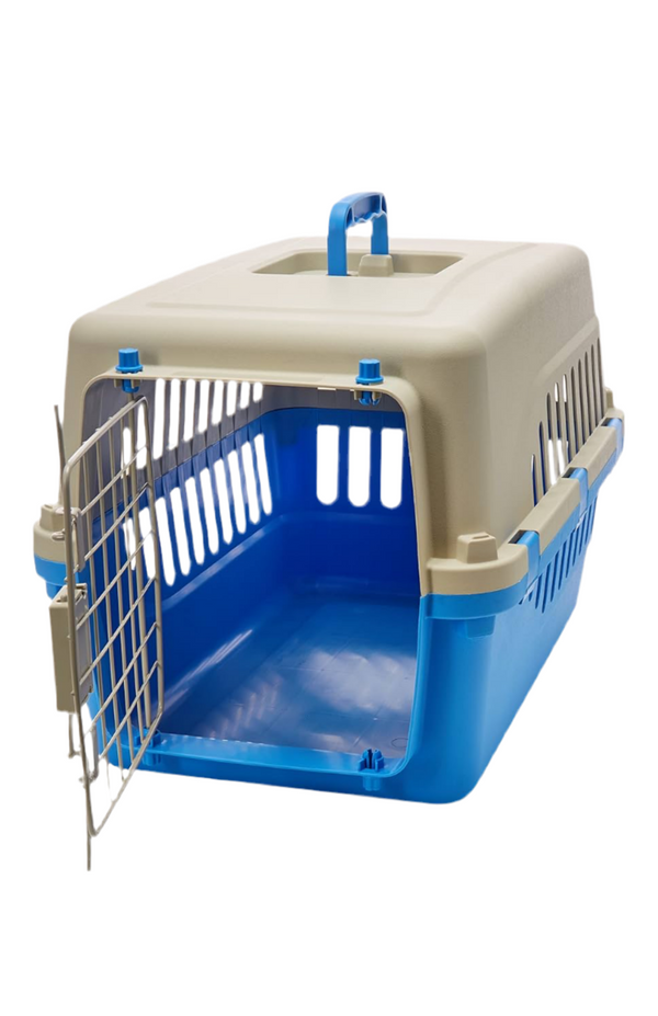 Sunny Transportadora para perro PUERTA METÁLICA V/COLORES 55X38.5X35.2cm
