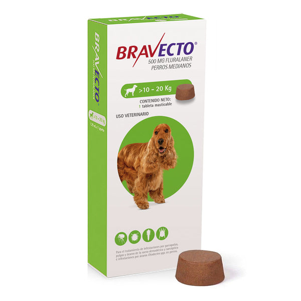 Bravecto 10-20 kg 500 mg