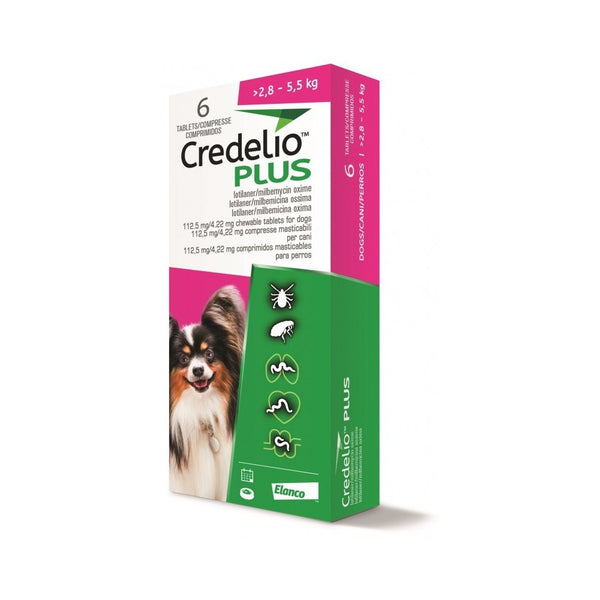 Credelio Plus Canino >2.8-5.5kg   (3 Masticables)