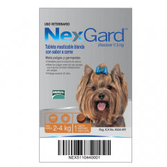 NexGard Antipulgas para Perros de 2 a 4 Kg