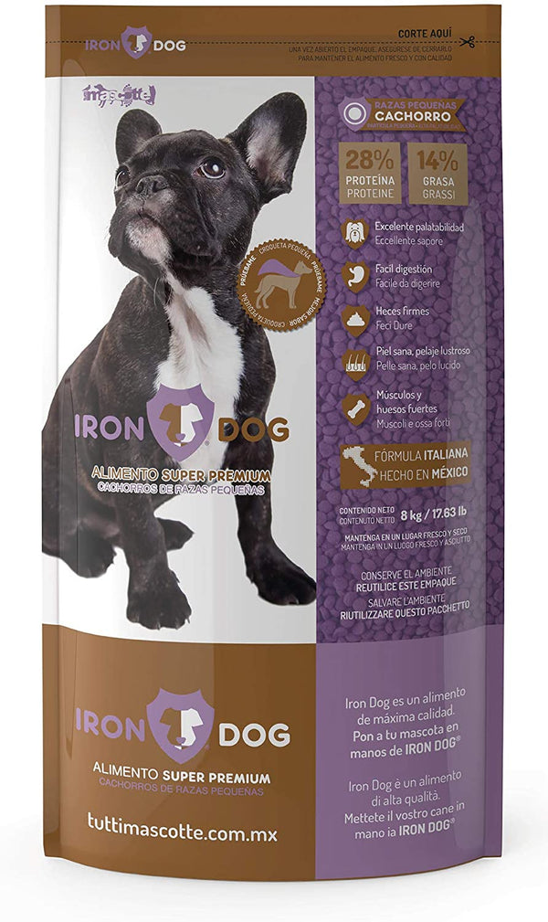 Iron Dog Cachorro Raza Pequeña 8 kg