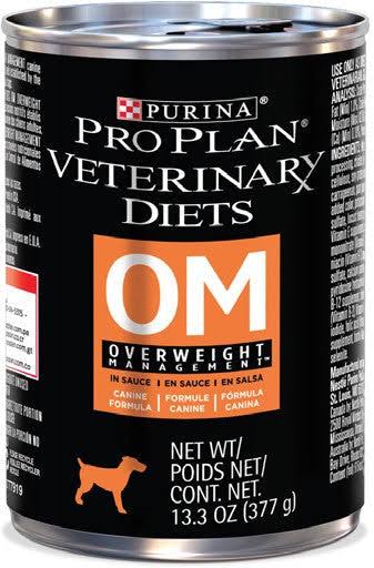 Pro Plan Veterinary Diets lata OM Overweight Management 377g.